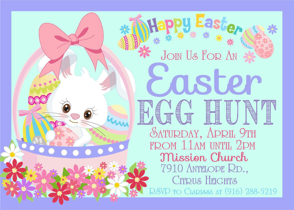 Easter Egg Hunt Invitations