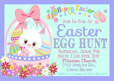 Easter Egg Hunt Invitations