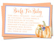 Fall Pumpkin Book Request Cards
