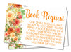 Fall Pumpkin Book Request Cards