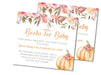 Fall Pumpkin Book Request Cards