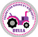 Farm Tractor Birthday Party Stickers