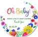 Fiesta Baby Shower Stickers Or Favor Tags