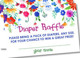 Fiesta Diaper Raffle Tickets
