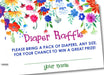 Fiesta Diaper Raffle Tickets