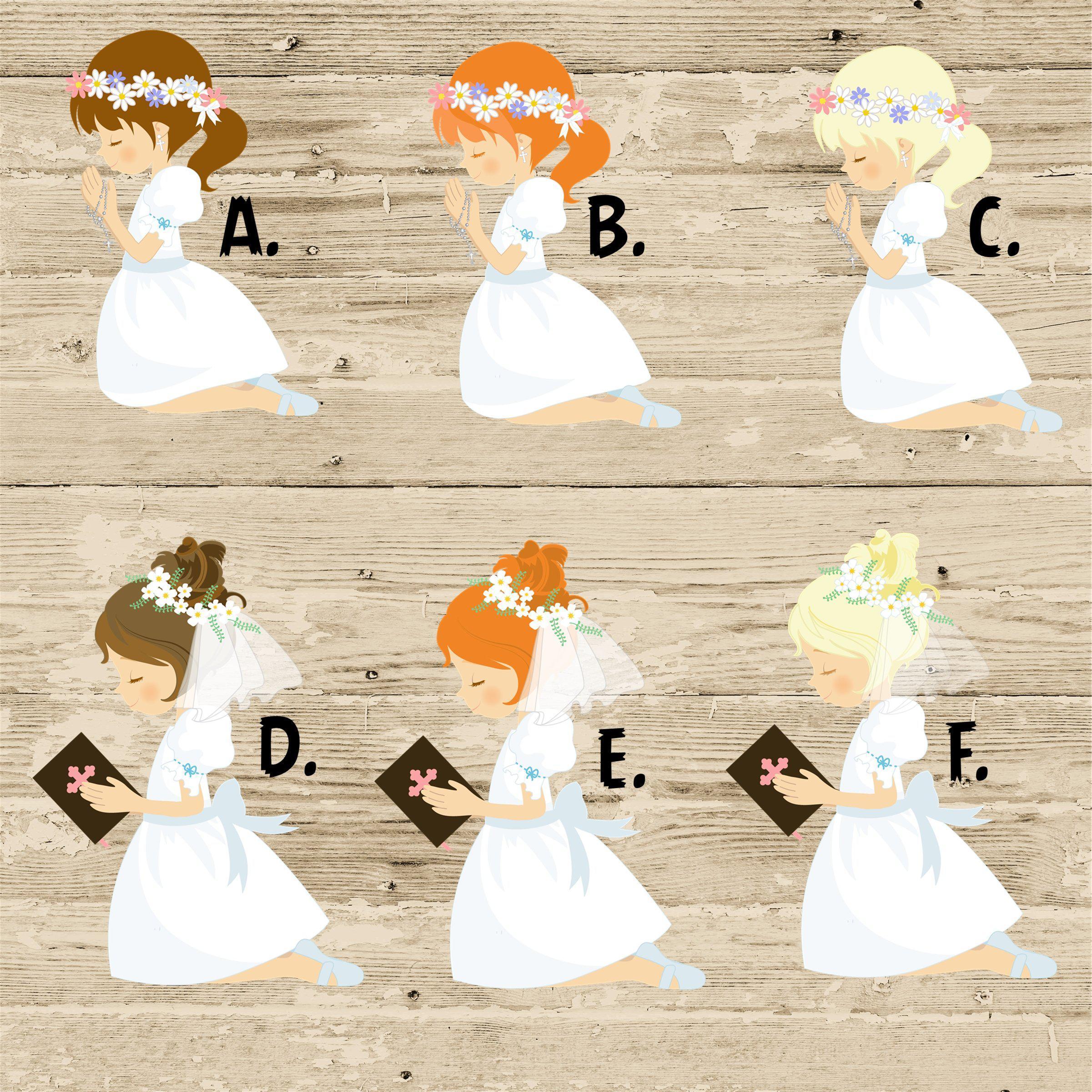 First Communion Address Labels For Girls