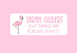 Flamingo Address Labels