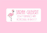 Flamingo Address Labels