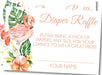 Flamingo Diaper Raffle Tickets