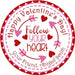 Follow Your Heart Valentine's Day Stickers