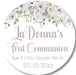 Gender Neutral First Communion Stickers Or Favor Tags