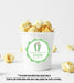 Gender Neutral Green Popcorn Baby Shower Stickers