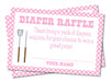 Girls Baby Q Diaper Raffle Tickets