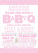 Girls Backyard Baby Q Baby Shower Invitations