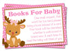 Girls Christmas Reindeer Book Request Cards