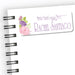 Girls Floral Back To School Supply Name Labels