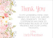 Girls Floral First Communion Thank You Cards