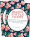 Girls Peach & Navy Floral Diaper Raffle Tickets