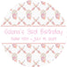 Girls Pink Tribal Birthday Party Stickers Or Favor Tags
