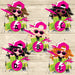 Girls Rock And Roll Birthday Party Stickers Or Favor Tags