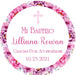 Girls Spanish Baptism Stickers Or Favor Tags