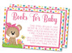 Girls Teddy Bear Book Request Cards