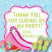Girls Waterslide Birthday Party Stickers Or Favor Tags