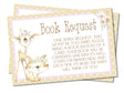 Girls Woodland Animals Book Request Cards