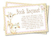 Girls Woodland Animals Book Request Cards