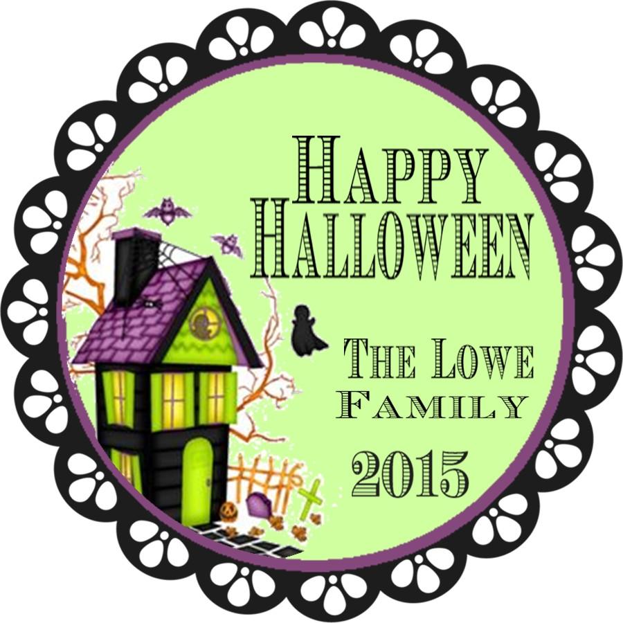 Haunted House Halloween Stickers