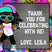 Hip hop birthday sticker with graffiti paint splatter border and girl character design