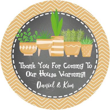 House Warming Stickers Or Favor Tags