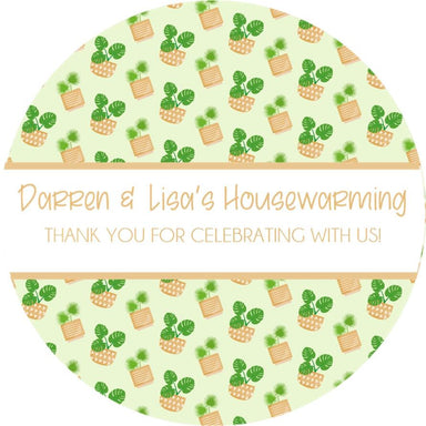Housewarming Party Stickers Or Favor Tags