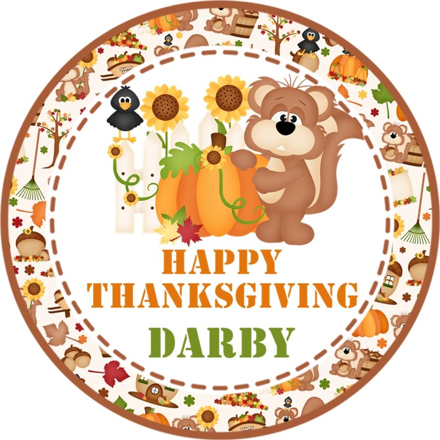 Kids Thanksgiving Stickers