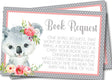 Koala Baby Shower Book Request Instant PDF