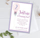 Lavender And Pink Balloon Birthday Party Invitations