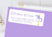 Lavender Carousel Address Labels