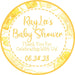 Lemon Baby Shower Stickers Or Favor Tags