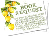 Lemon Book Request Cards