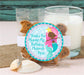 Mermaid Birthday Party Stickers or Favor Tags