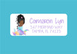 Mermaid address labels