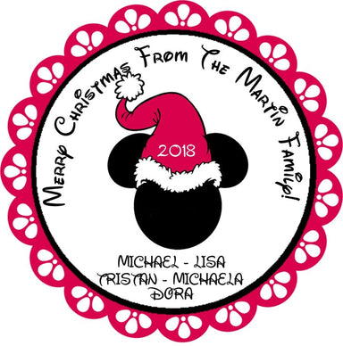 Mickey Mouse Christmas Stickers