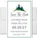 Mountain Wedding Save The Date Cards