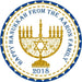 Navy Blue And Gold Hanukkah Stickers