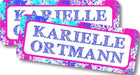 Painted Back To School Supply Name Labels