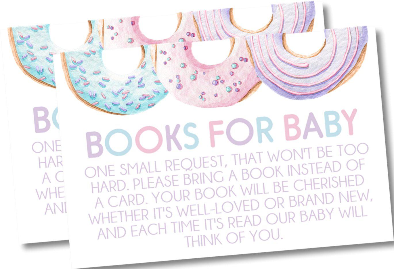 Pastel Donut Book Request Cards