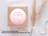 Pastel Pink Ombre Sweet 16 Stickers Or Favor Tags