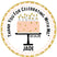 Peach and black birthday cake sticker with gold star accents
