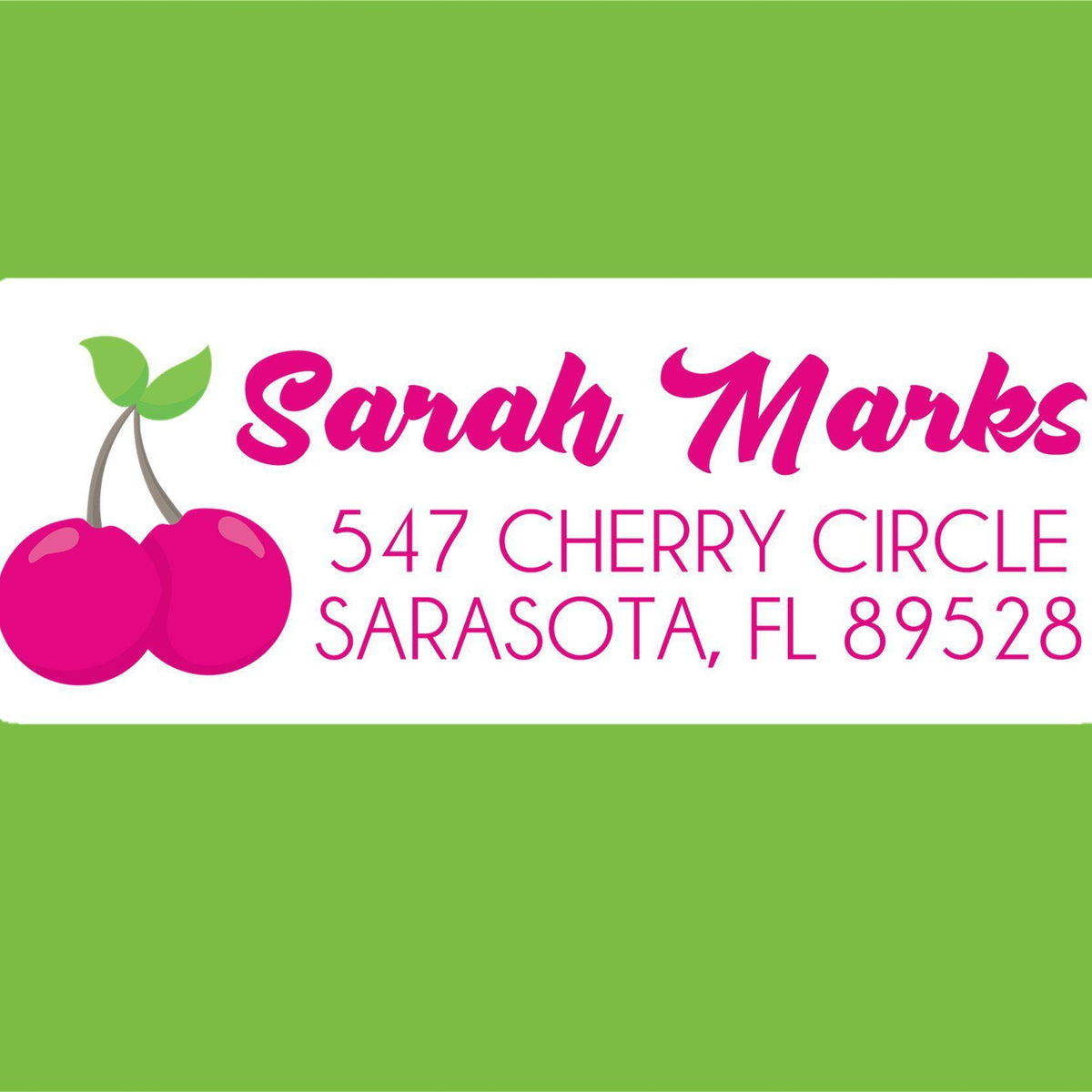 Cherry Return Address Labels – Party Beautifully