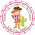 Personalized cowgirl thank you sticker for girls party